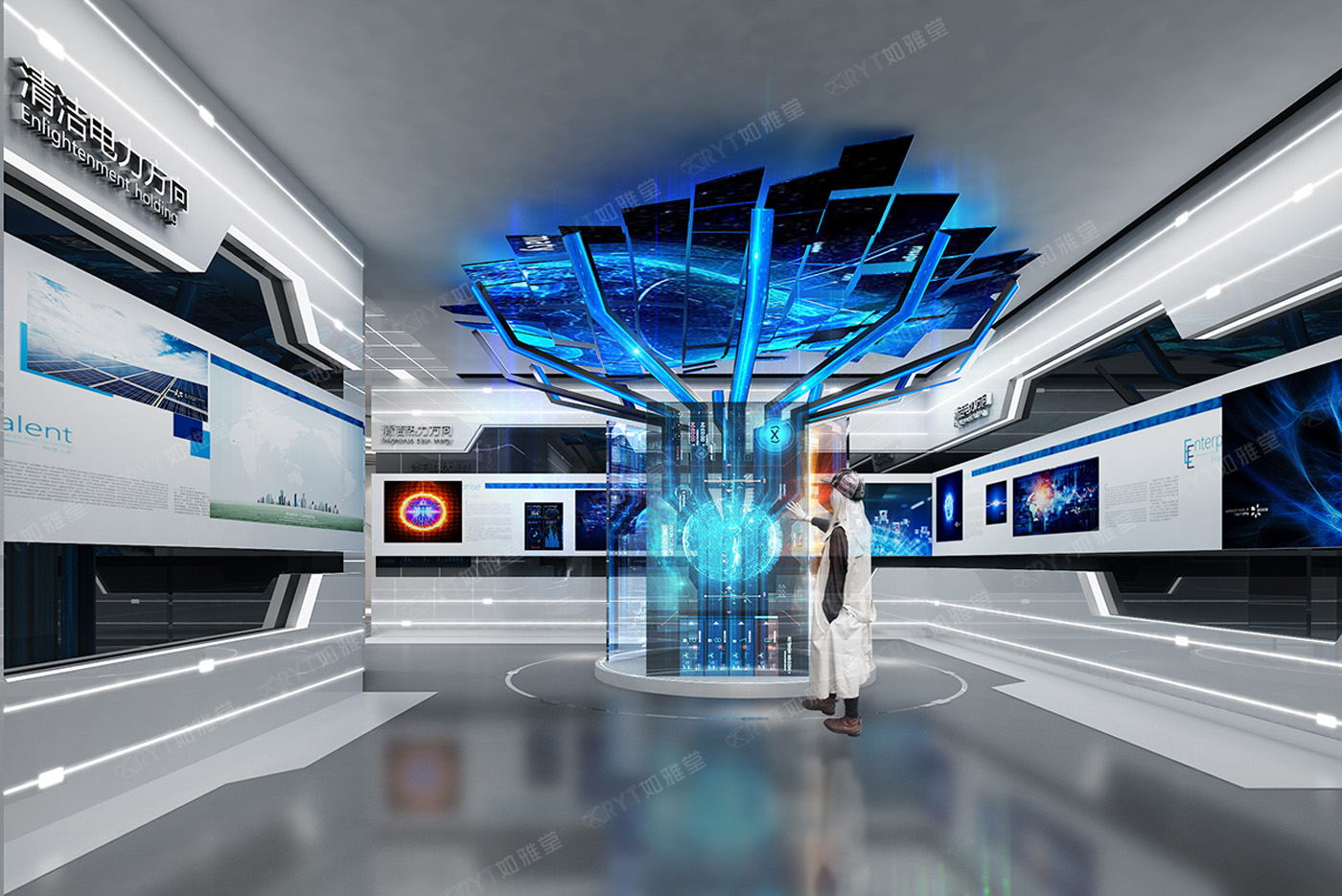 企業(yè)展廳設(shè)計(jì)主題風(fēng)格的把控